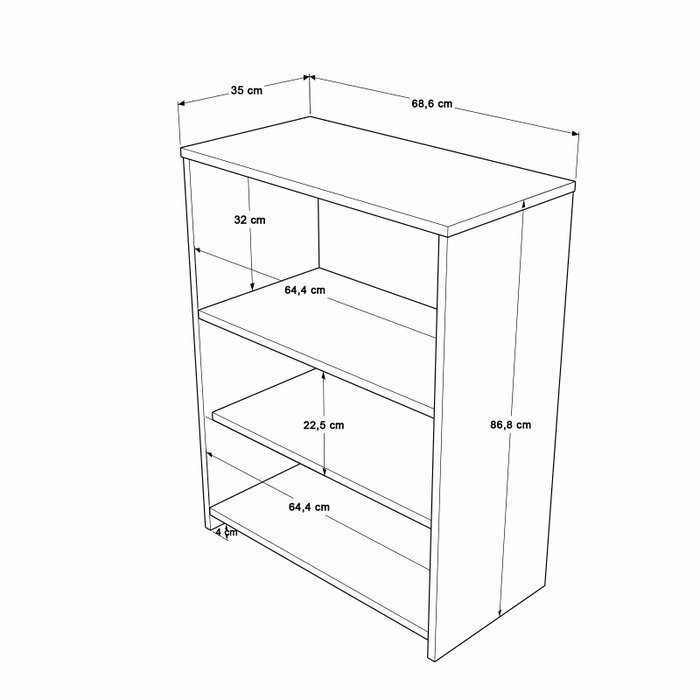 Hanah Home Armario Multiusos Vrn1-Sw Natural y Blanco Hanah Home Armario Multiusos Vrn1-Sw Natural y Blanco